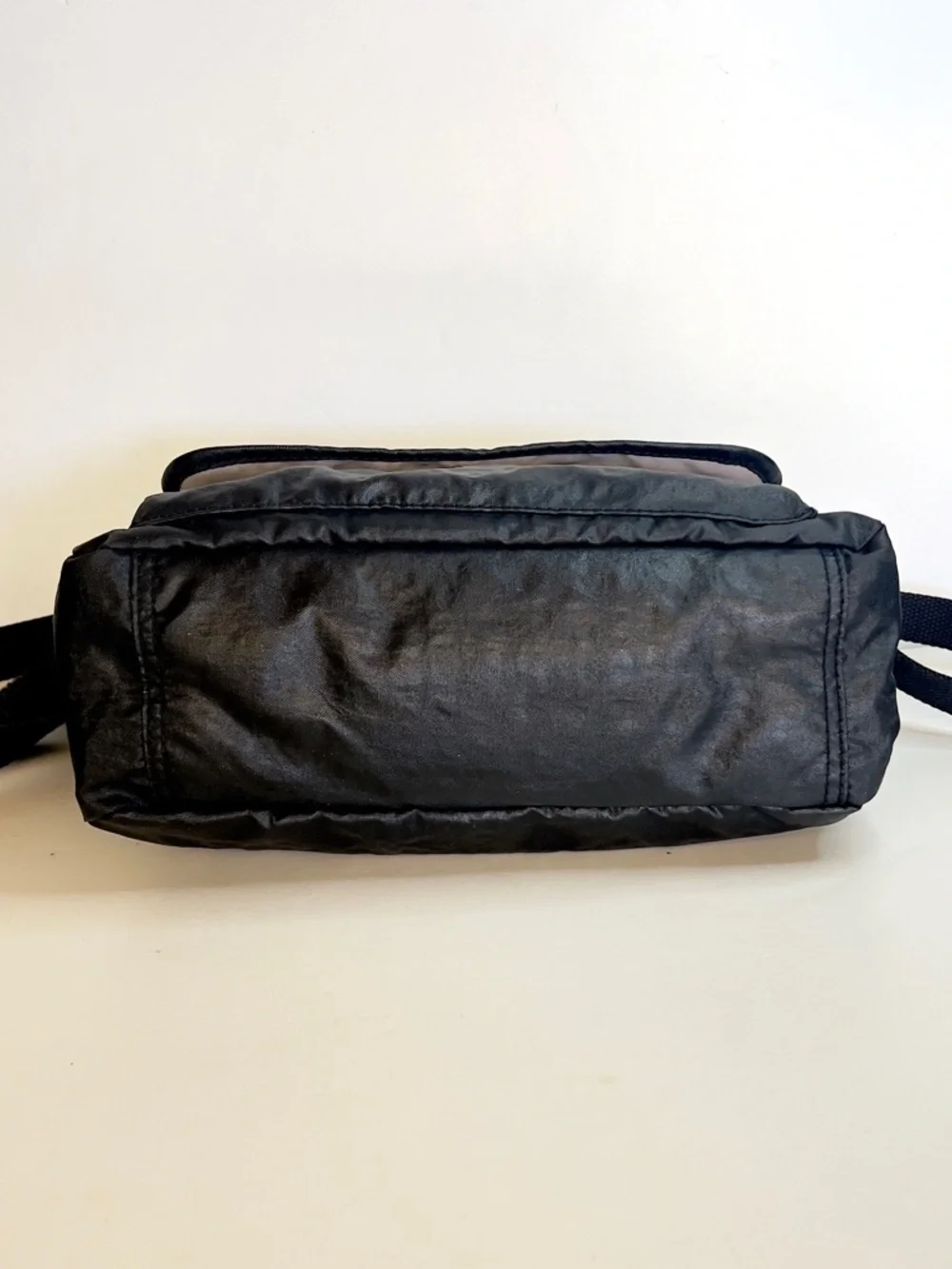 Kipling Black Nylon Messenger Crossbody